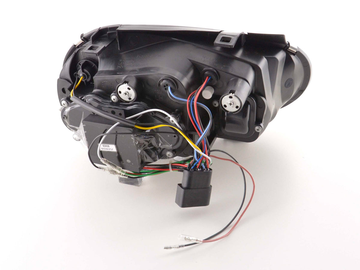 Scheinwerfer Set Daylight LED Tagfahrlicht VW Golf 4 97-03 schwarz Scheinwerfer Set Daylight LED Tagfahrlicht VW Golf 4 97-03 schwarz